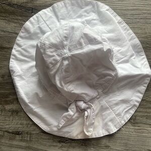 Kids White Sun Hat